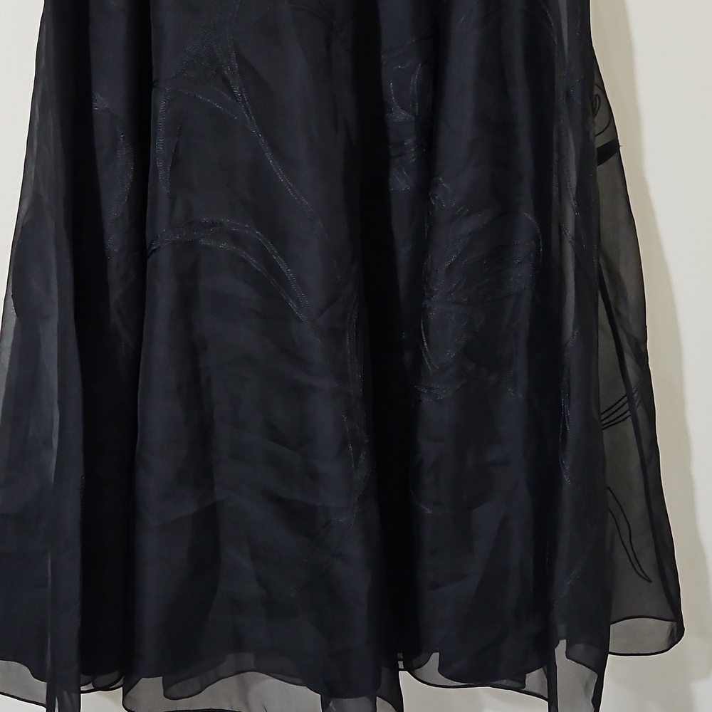 Ellen Tracy Chiffon Ballgown Skirt - Picture 4 of 11